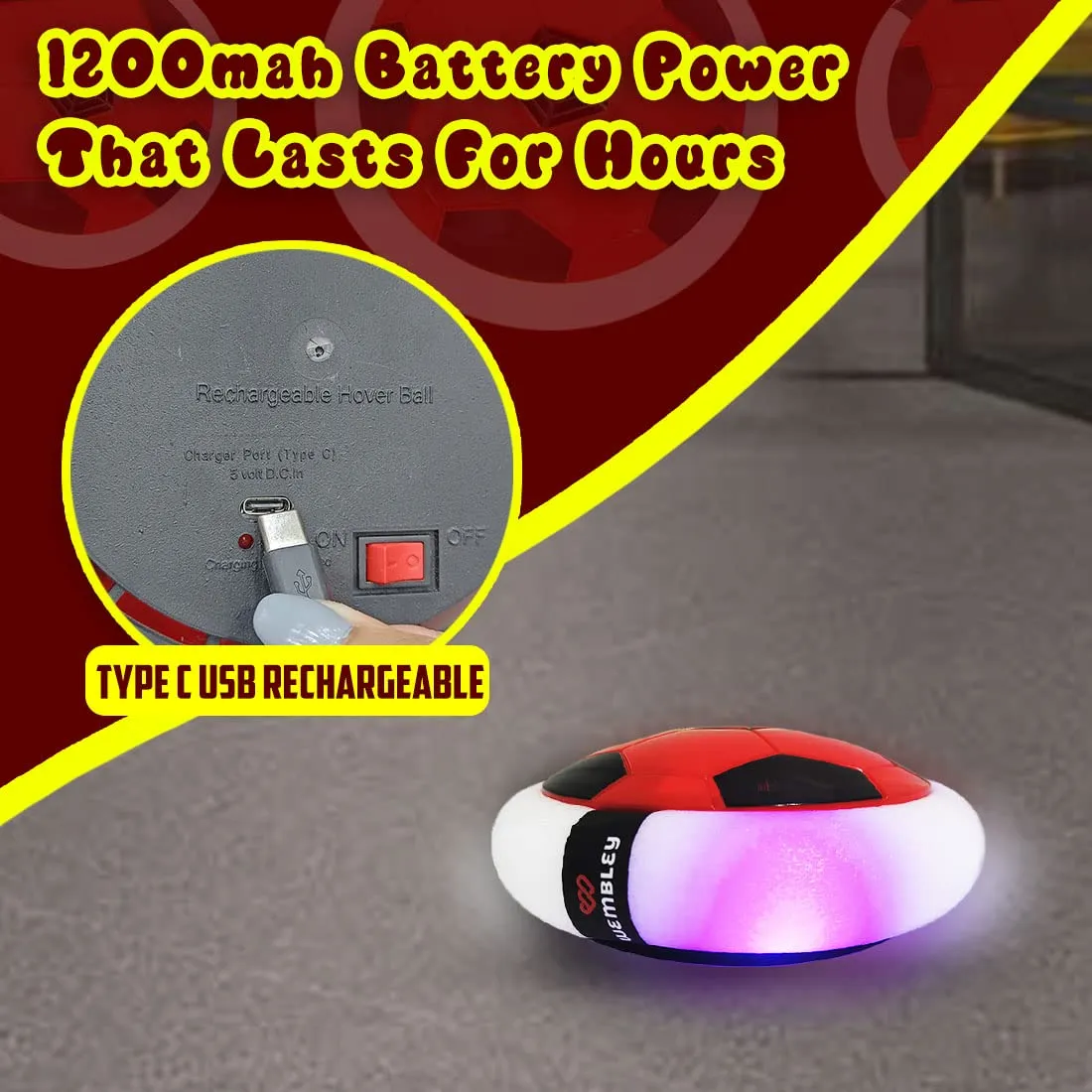 AirBlaze - Electric Magic Floating Air LED Soccer Ball