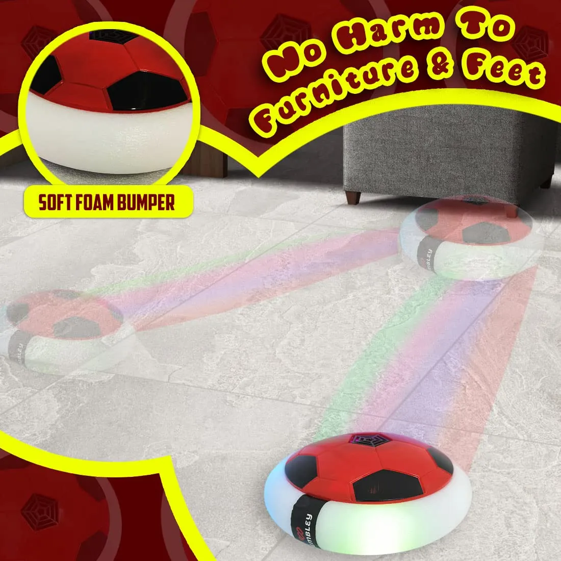 AirBlaze - Electric Magic Floating Air LED Soccer Ball