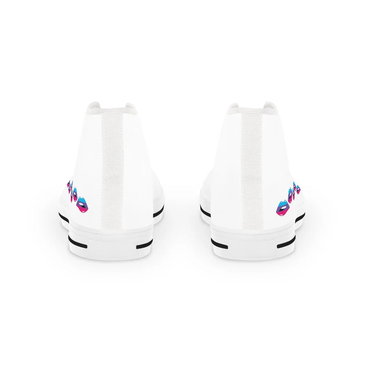 Androgyne Flag Kisses LGBTQ High Top Sneakers Unisex Size