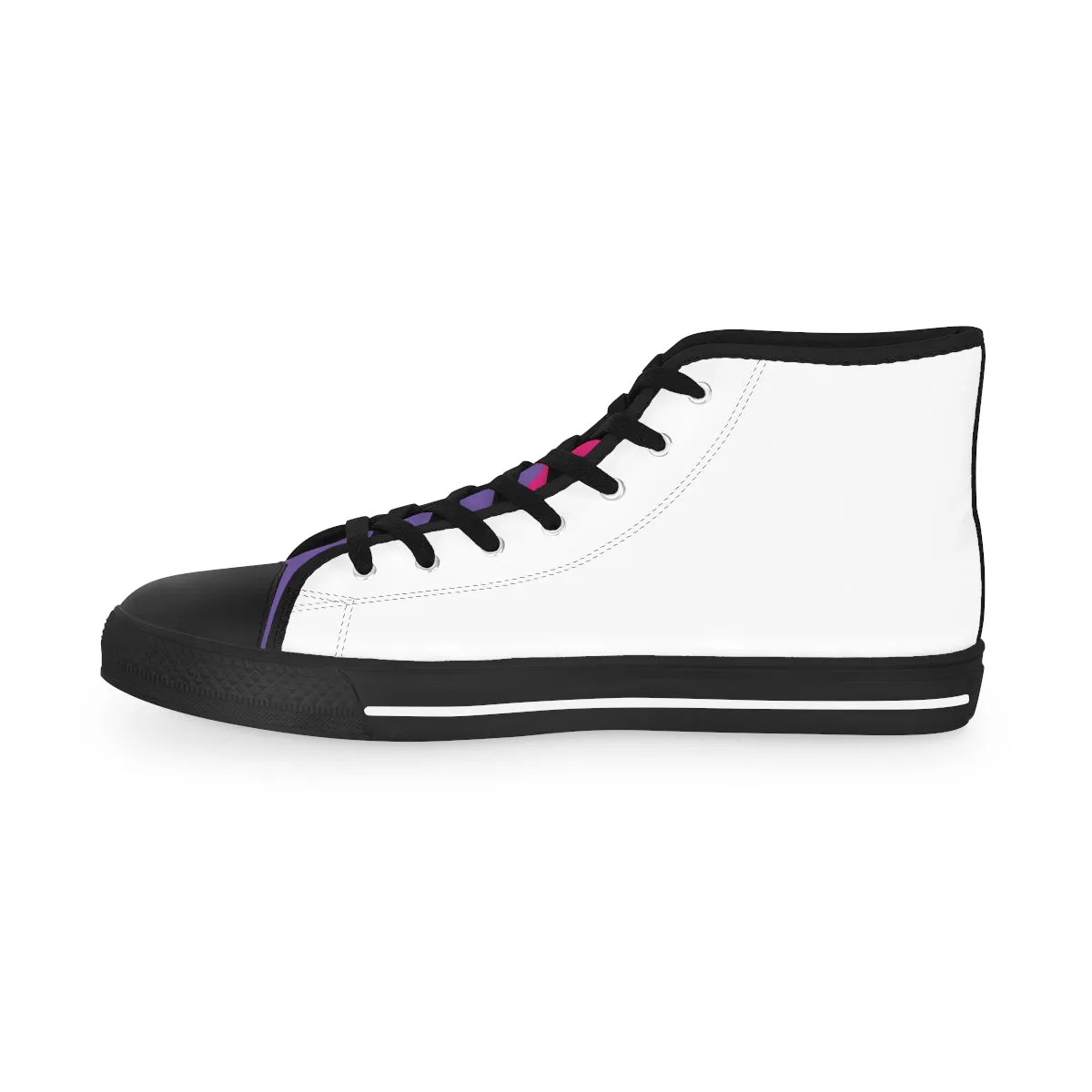 Androgyne Flag Kisses LGBTQ High Top Sneakers Unisex Size