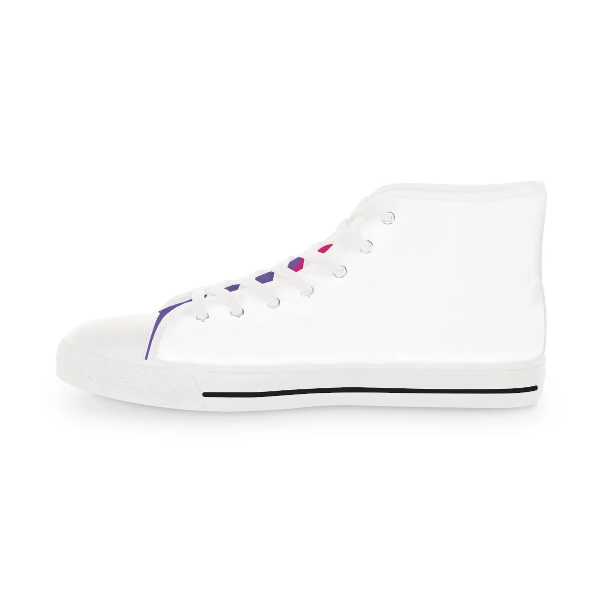 Androgyne Flag Kisses LGBTQ High Top Sneakers Unisex Size