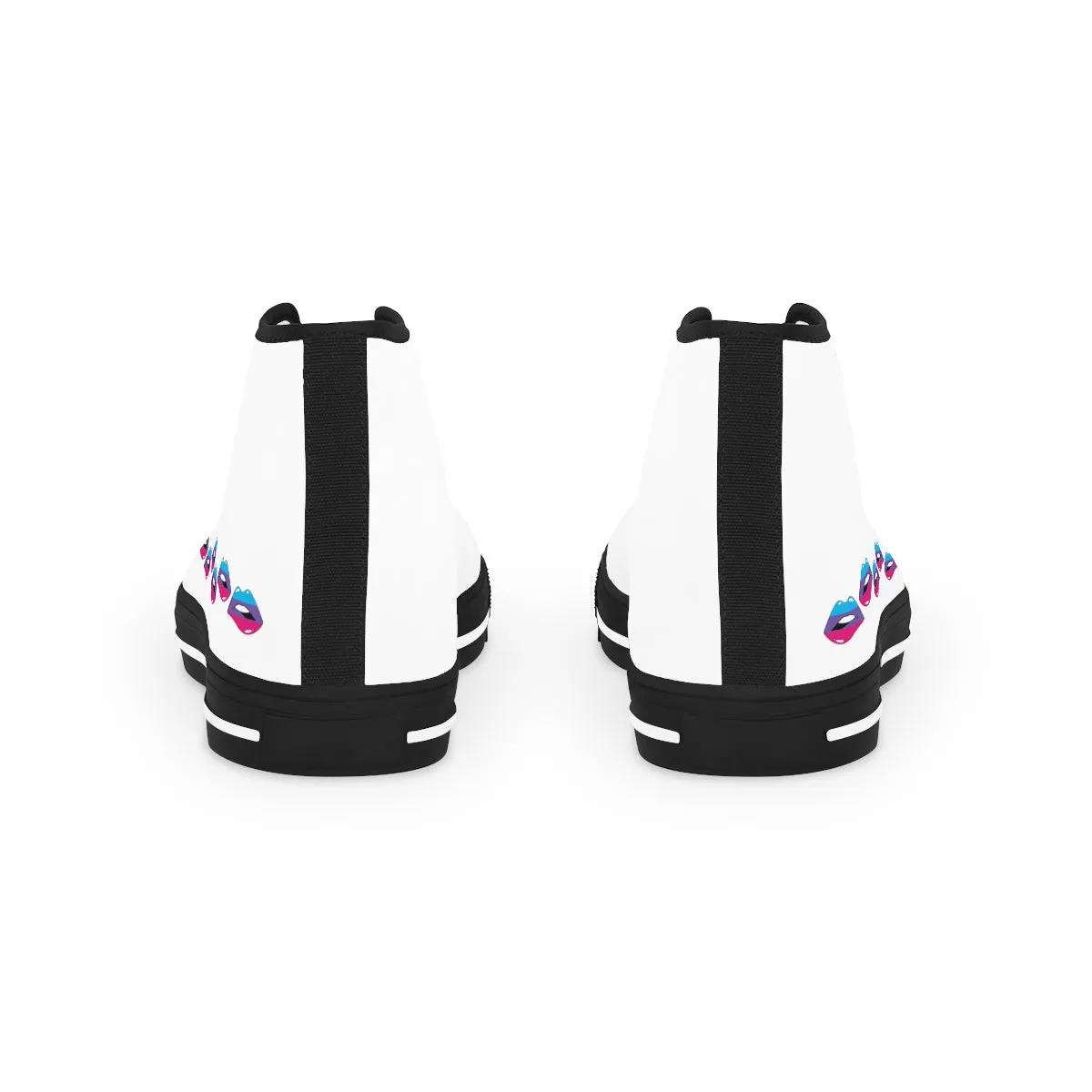 Androgyne Flag Kisses LGBTQ High Top Sneakers Unisex Size