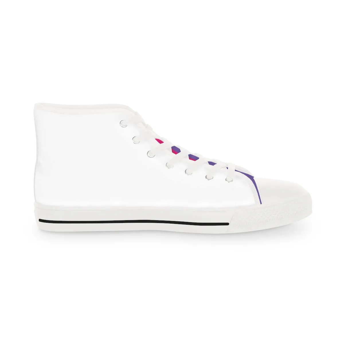 Androgyne Flag Kisses LGBTQ High Top Sneakers Unisex Size