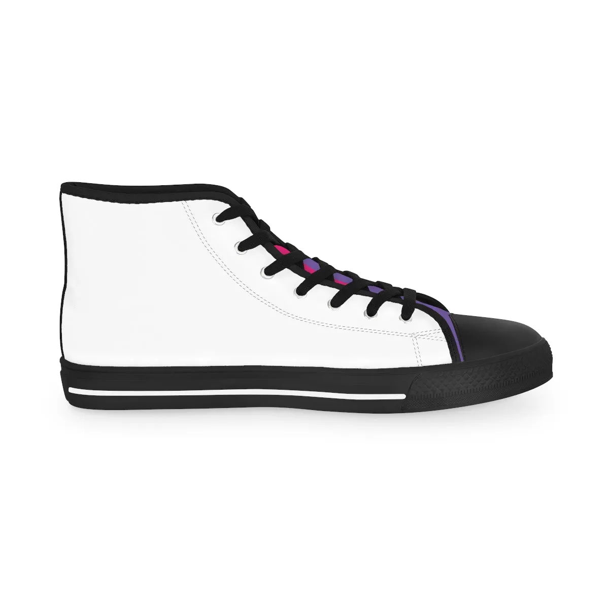 Androgyne Flag Kisses LGBTQ High Top Sneakers Unisex Size