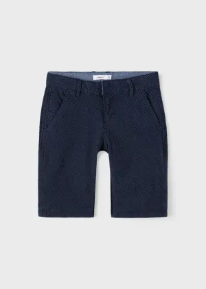 Boys Dressy Bermuda Shorts with Adjustable Waist