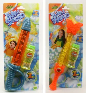 BUBBLE CLUB WAND/SWORD ASSORTED STYLES