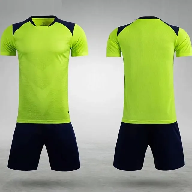Children Football Jerseys Men Women Boys Girls Soccer Sets Short Sleeve Kids Football Uniforms Adult Kids Soccer Jersey Shorts Set