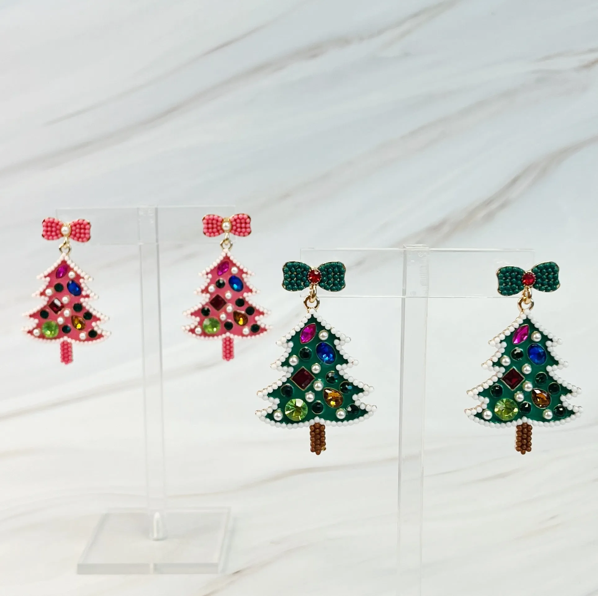 Dress Up Your Tree Dangle Earrings