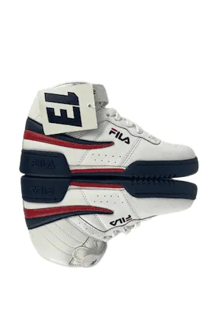 Fila boys white multi high top sneakers size 1.5