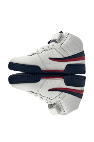 Fila boys white multi high top sneakers size 1.5
