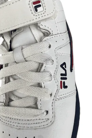 Fila boys white multi high top sneakers size 1.5