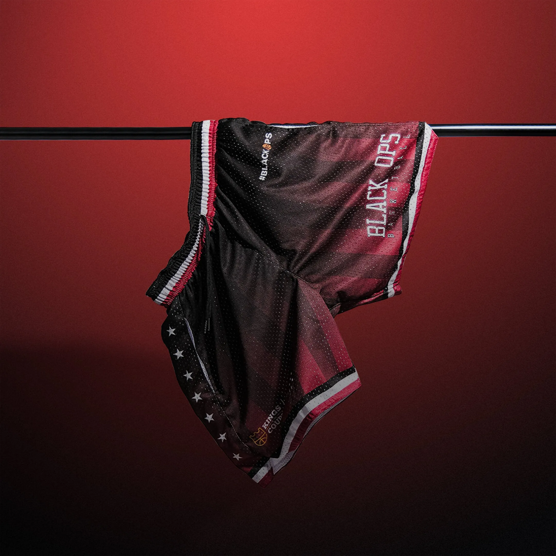 KOTC Basketball x Bri Ancheta x MNL Kingpin Swingman Mesh Shorts in Heavyweight Fabric Artist Series