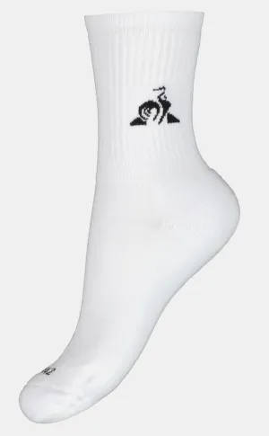 Le Coq Sportif Mens Padel Socks - White