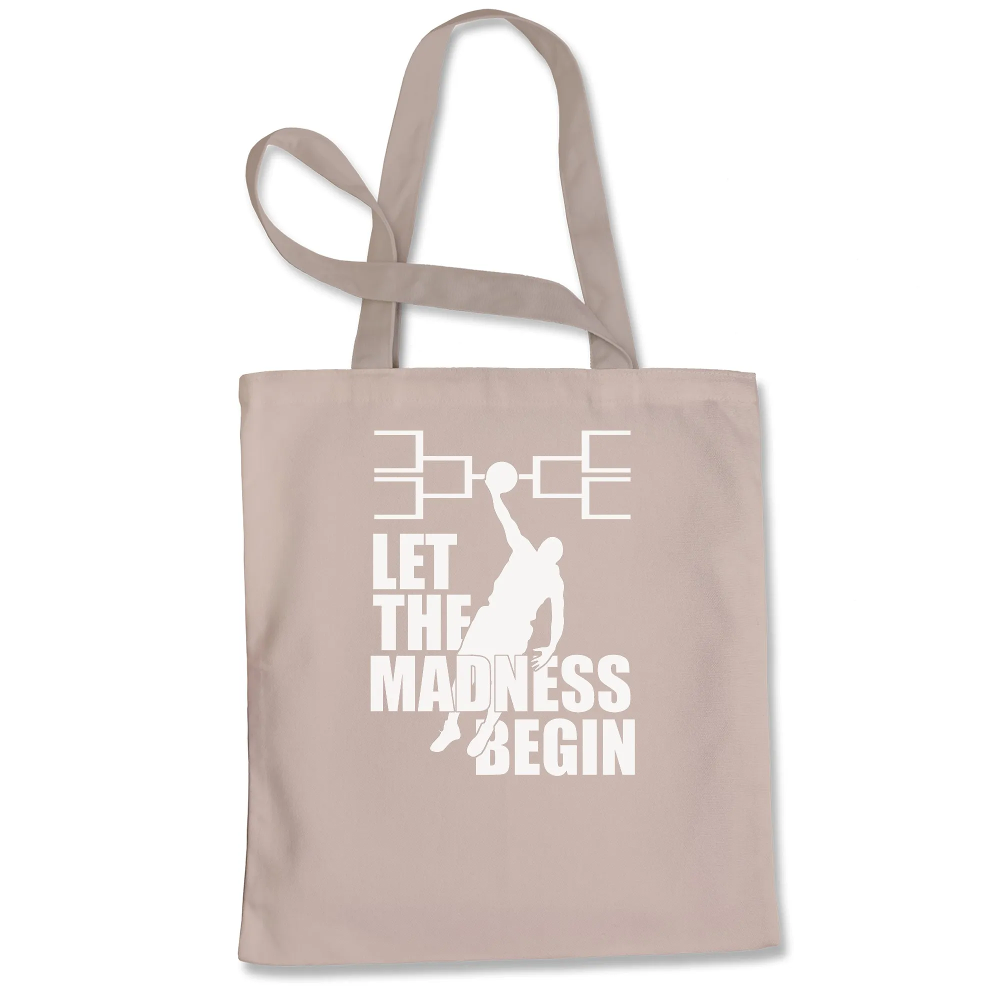 March to College Basketball Madness Tote Bag