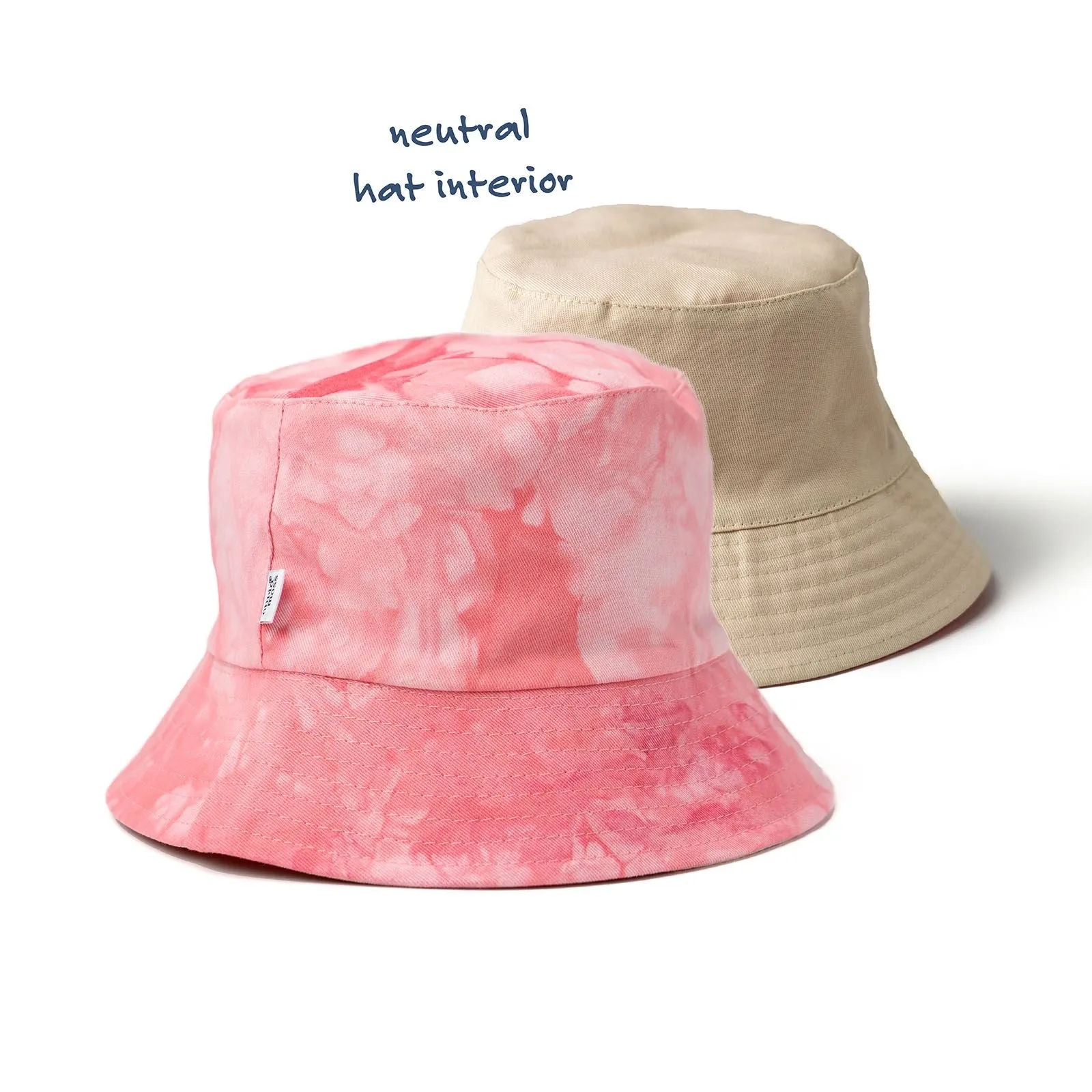 Olivia Moss High Tied Reversible Bucket Hat Open Stock