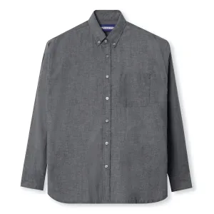 Parisian Oxford Long Sleeve Shirt - Black