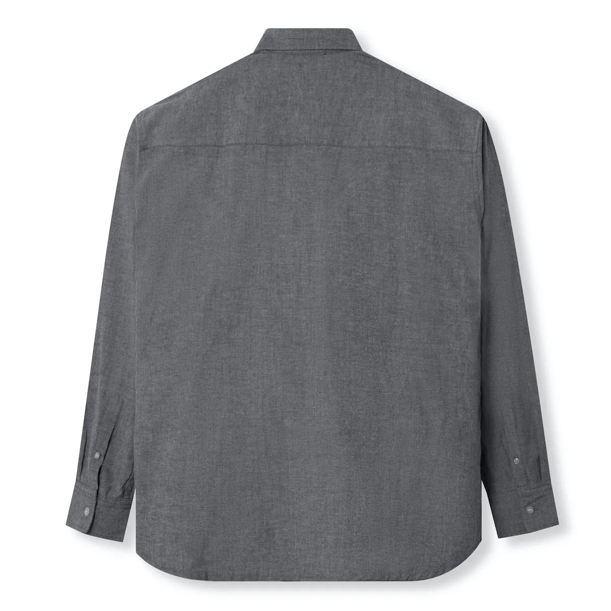 Parisian Oxford Long Sleeve Shirt - Black