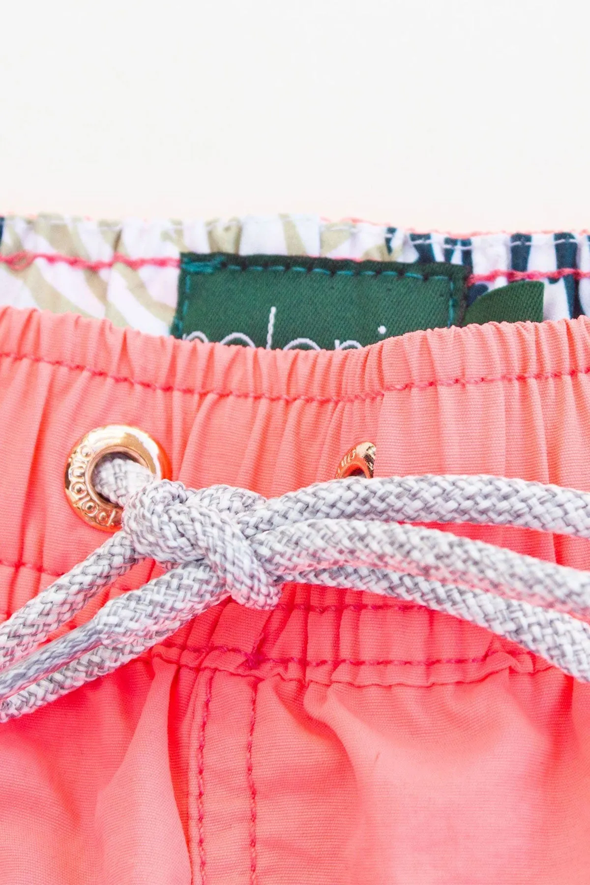 Pink Boys Swim Trunks