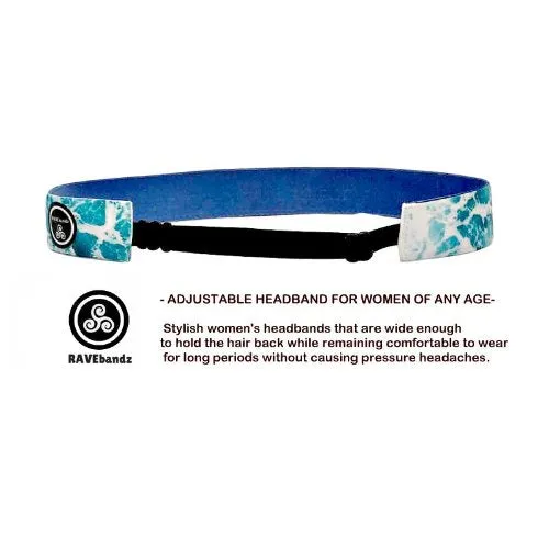 RAVEbandz Adjustable Headbands Superhero - (Captain America)