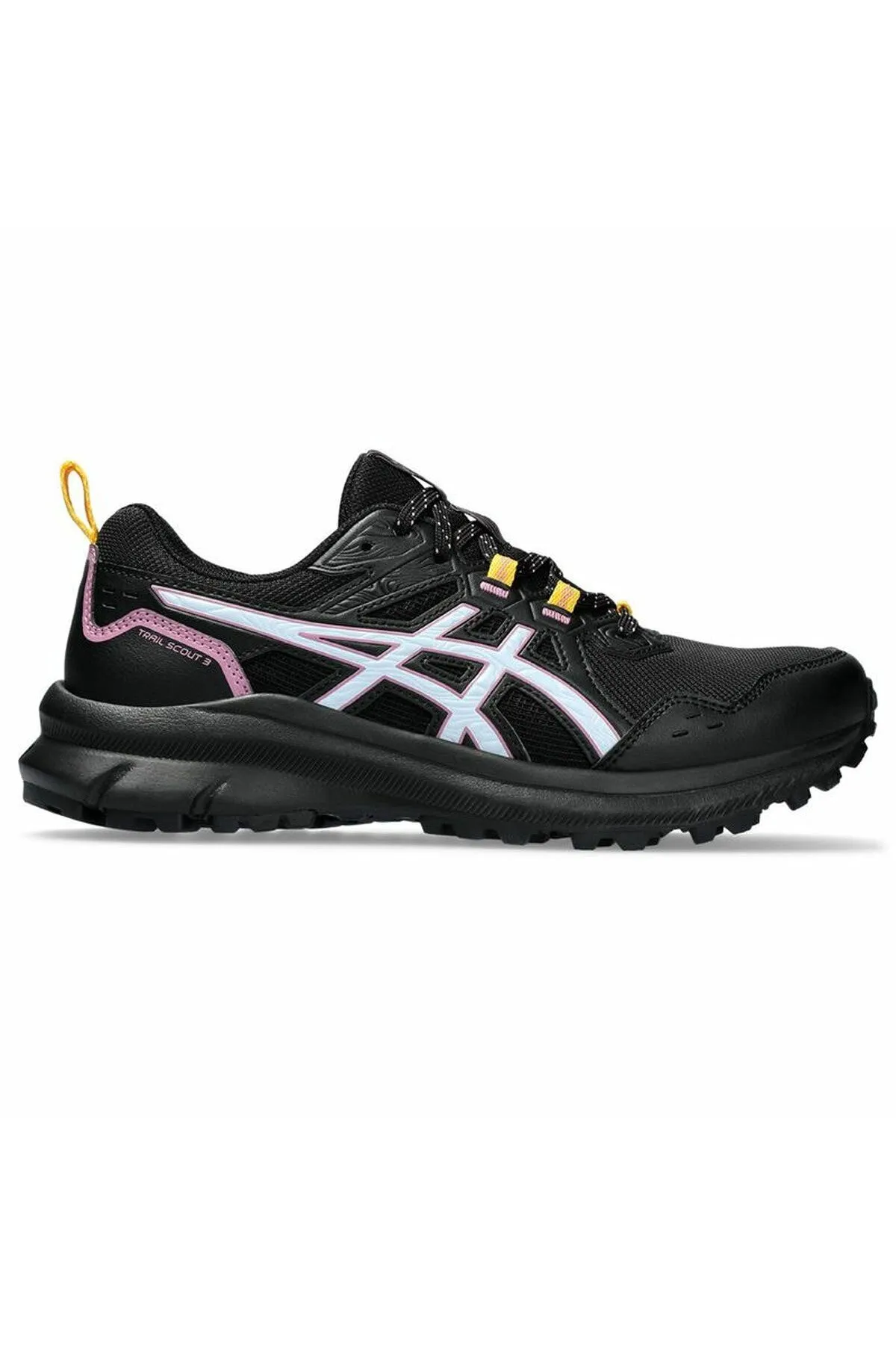 Running Shoes for Adults Asics Trail Scout 3 Black
