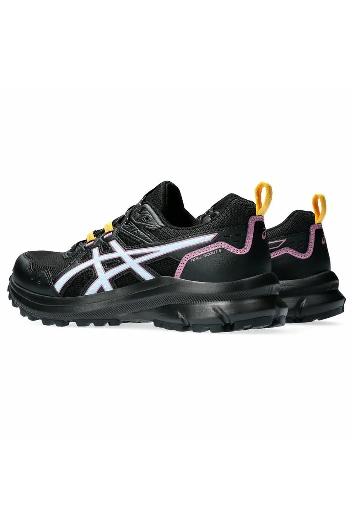 Running Shoes for Adults Asics Trail Scout 3 Black