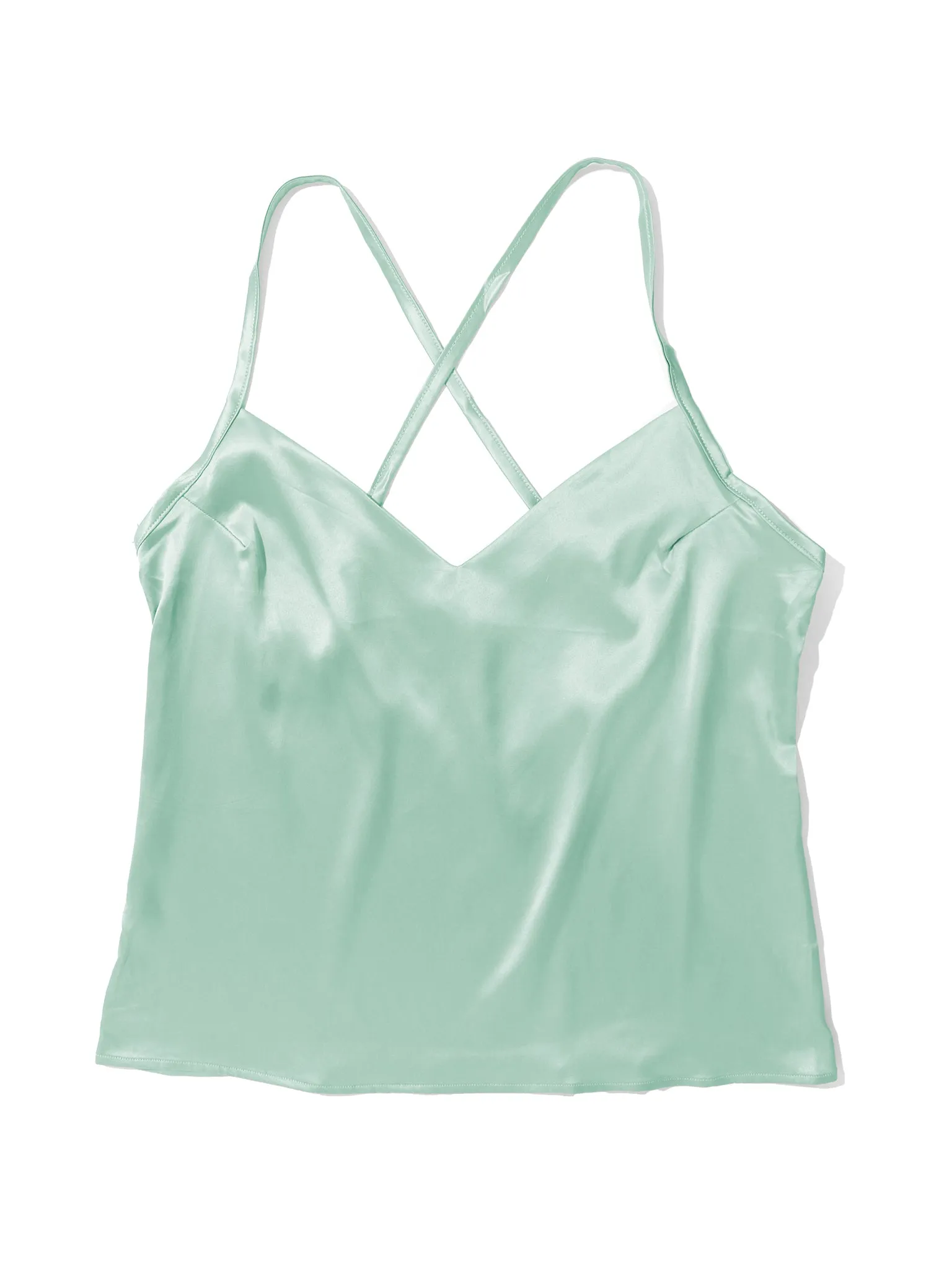 Satin Sleep Cami Green Tea Sale