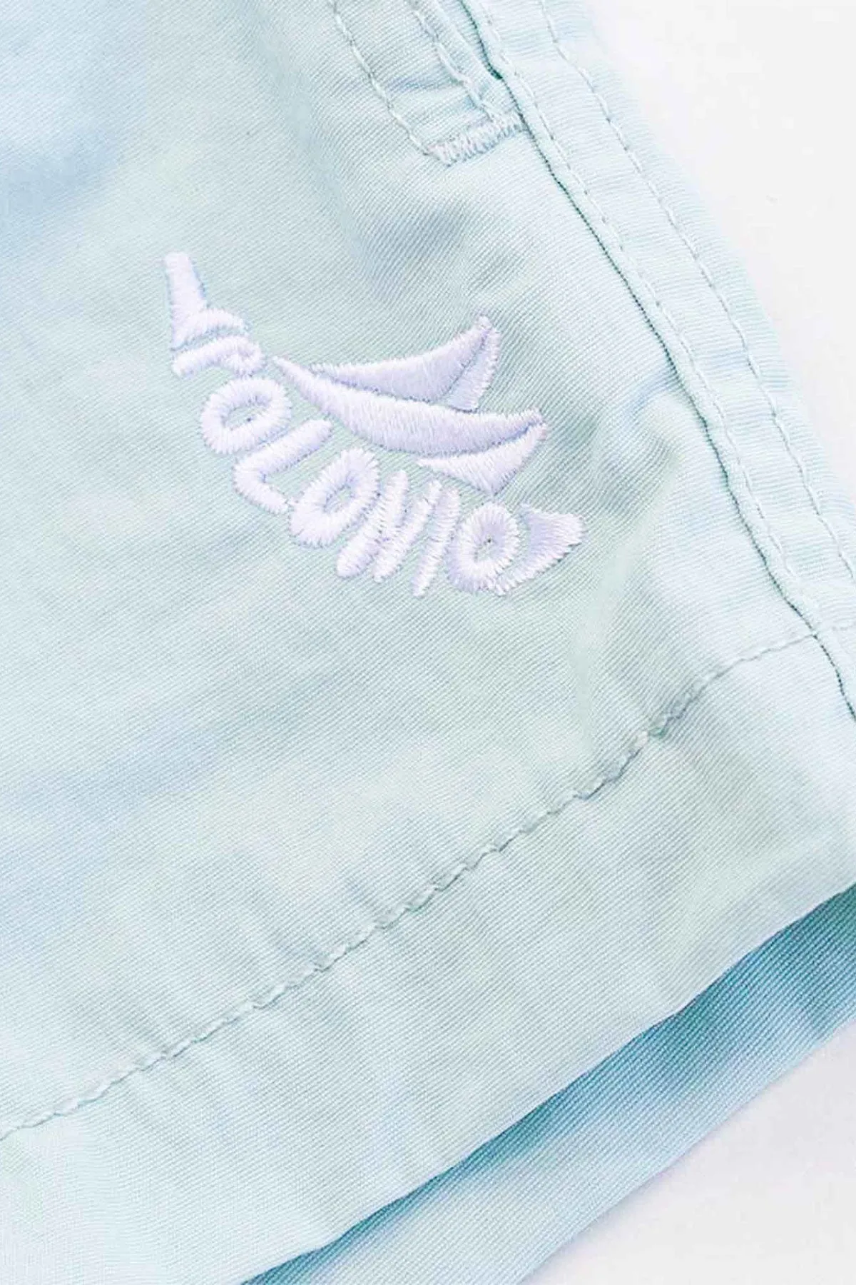 Sky Blue Boys Swim Trunks