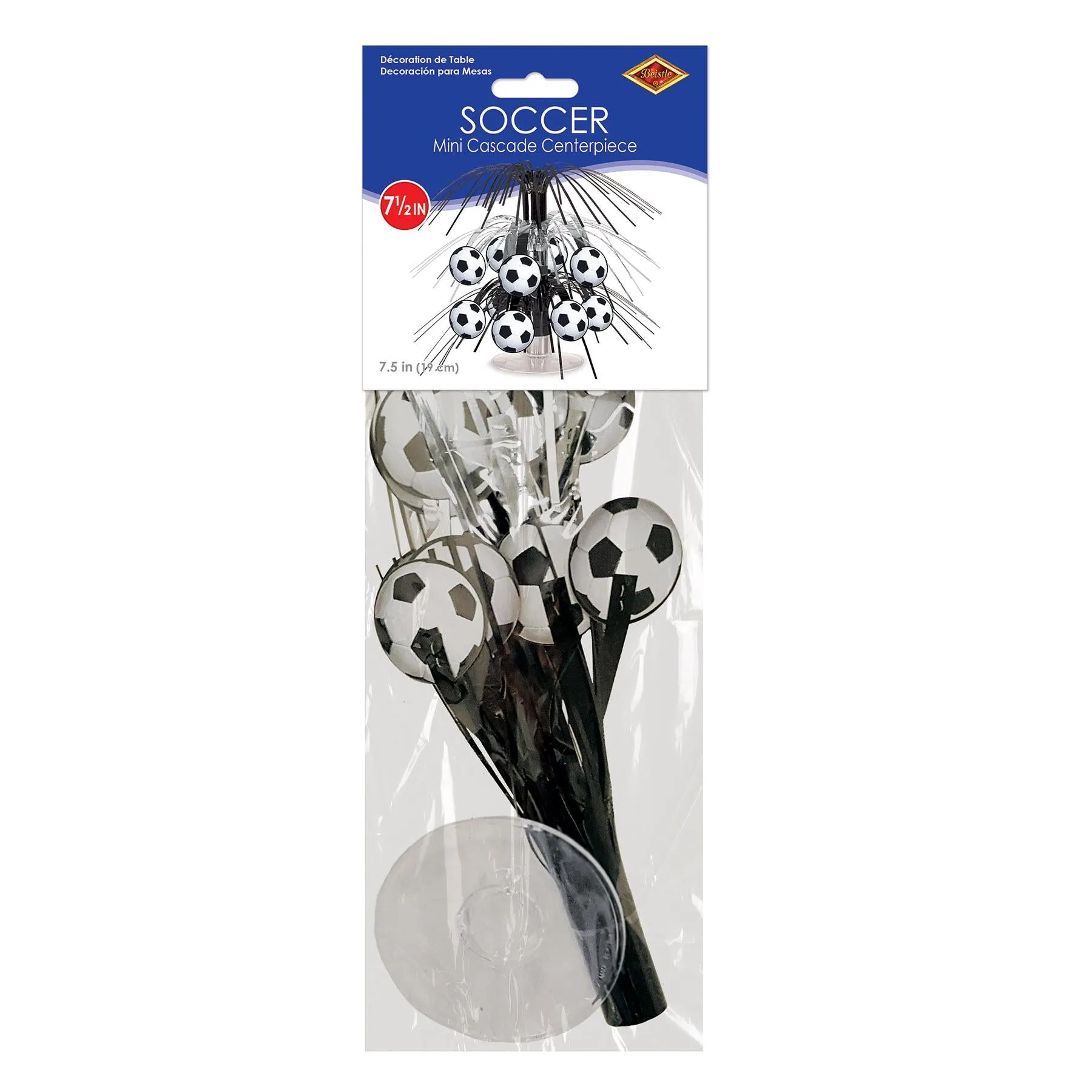 Soccer Ball Mini Party Cascade Centerpiece