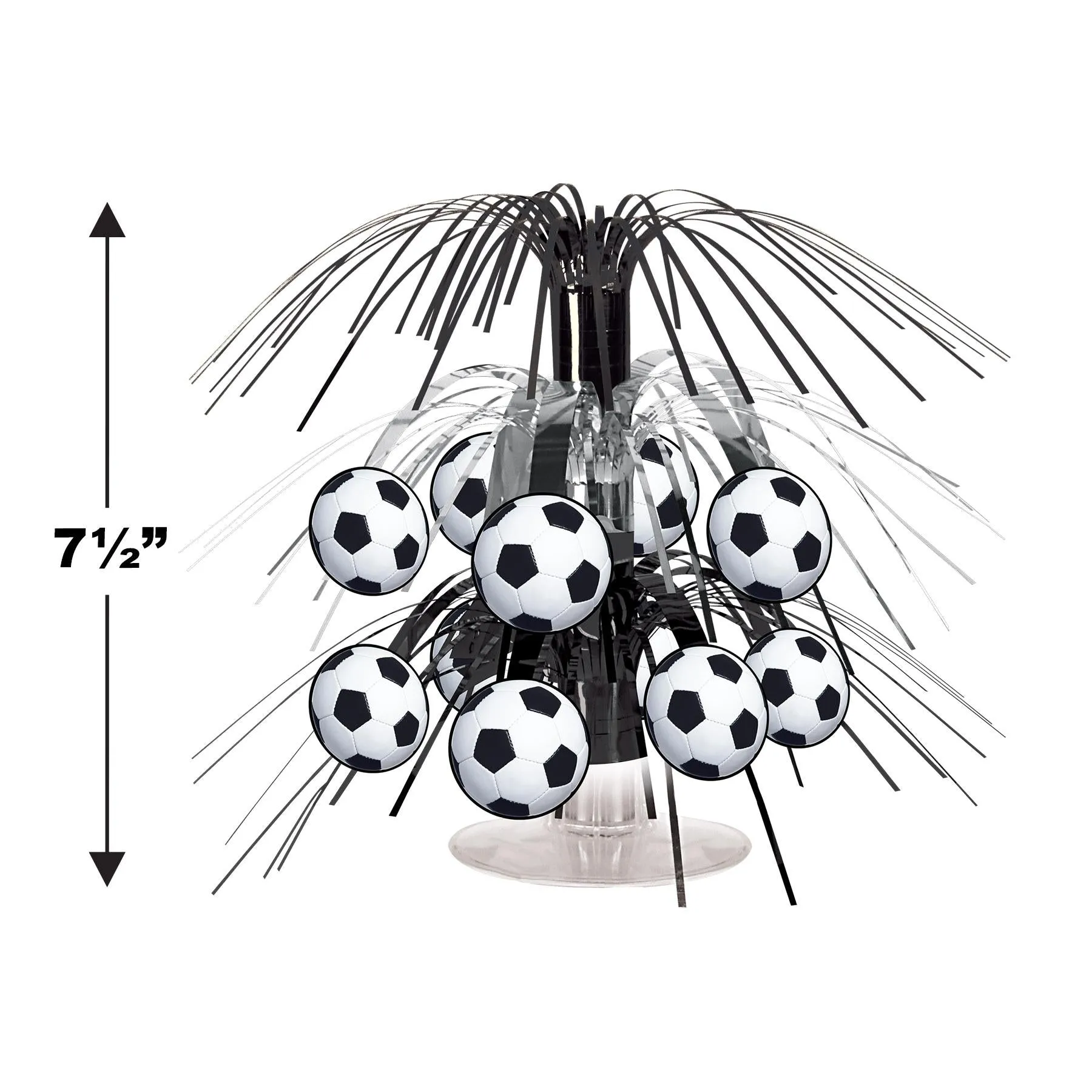 Soccer Ball Mini Party Cascade Centerpiece