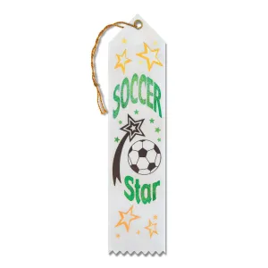 Soccer Star Award Ribbon