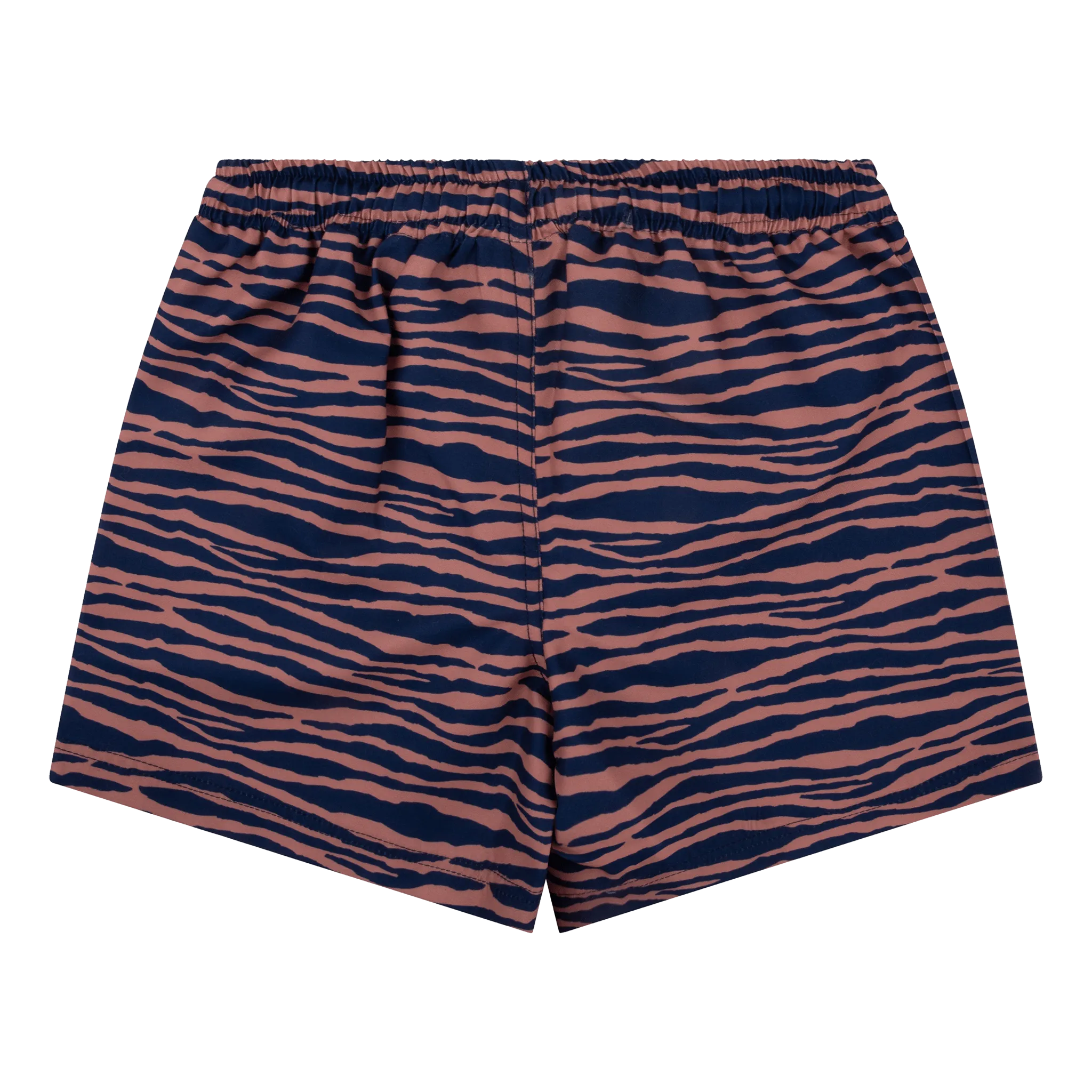 Vibrant Stripes | Blue/Orange UV Swim Shorts Boys